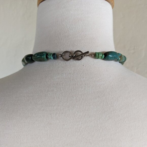 Barse Sterling Pendant on Chunky Stone Necklace-Choice of Sterling Earrings - Picture 5 of 14